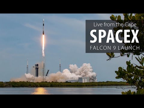 SpaceX launches Falcon 9 rocket from Cape Canaveral carrying 28 satellites on Starlink 6-67