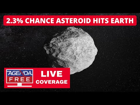 Asteroid Has 2.3% Chance of Hitting Earth in 2032 - LIVE Breaking News Coverage (2024 YR4)